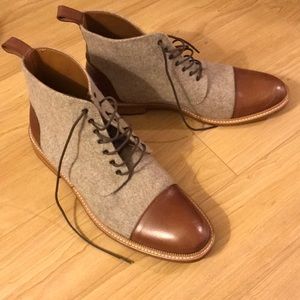 Taft Men’s Boots, worn once. Size 44, fits like 11